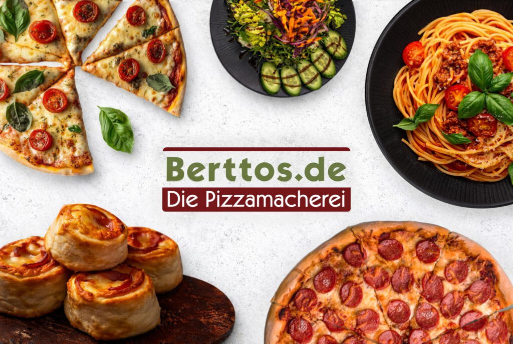 Leckere Pizza von einem Pizza Lieferservice auf einem Brett